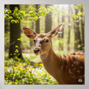 Affiche Forest Deer
