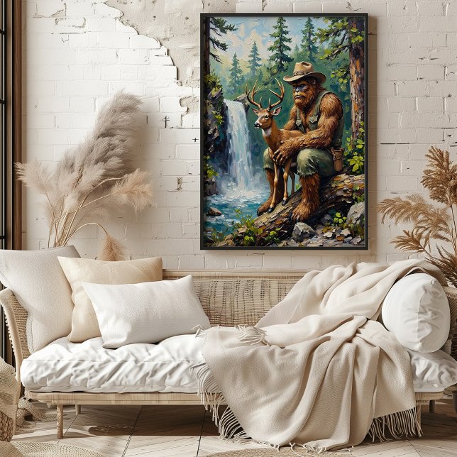 Affiche Forest Guardian : Bigfoot et son quartier (Créateur téléchargé)
