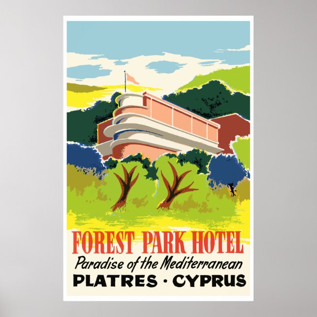 Affiche Forest Park Hotel (Platres - Chypre) (Devant)