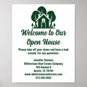 Affiche Forest Real Estate Company Custom Open House