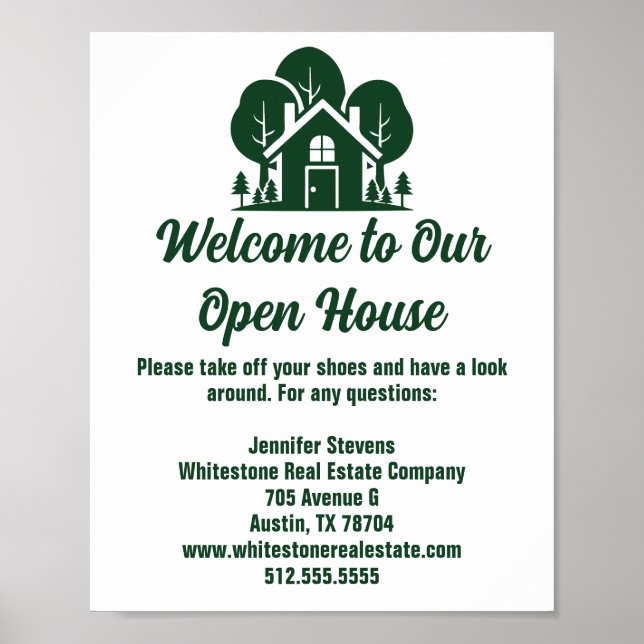 Affiche Forest Real Estate Company Custom Open House (Devant)