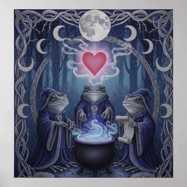 Affiche ForestFrogTrio (Devant)