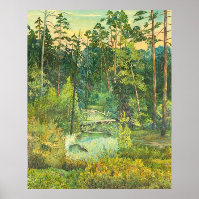 Affiche forêt (Devant)