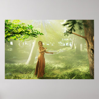 Affiche Forêt 0007-01-4 art numérique