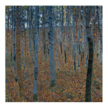 Forêt boisée Gustav Klimt - Beech Grove