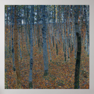 Affiche Forêt boisée Gustav Klimt - Beech Grove