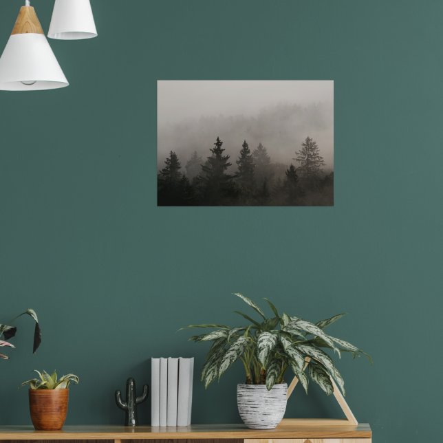 Affiche Forêt Brumeuse et Morose (Salon 1)