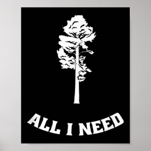 Affiche Forêt d'arbres Nature randonnée De l'environnement
