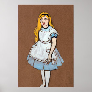 Affiche Forêt de Alice et Wonderland - Tableau-1