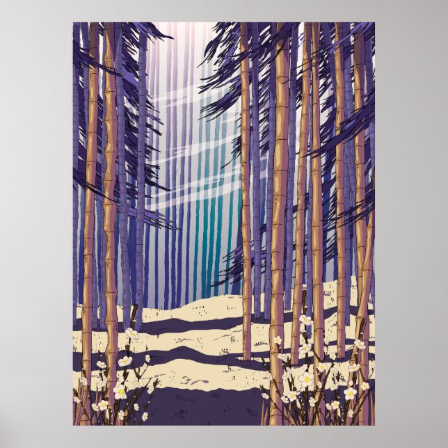 Affiche Forêt de bambou (Devant)