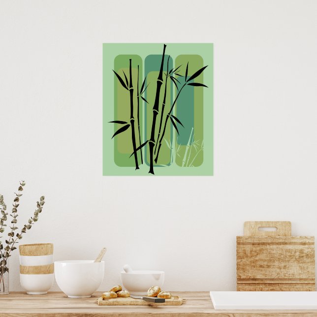 Affiche Forêt de bambou (Cuisine)
