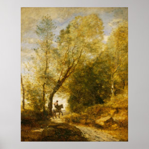 Affiche Forêt de Coubron - Jean-Baptiste - Corot Art