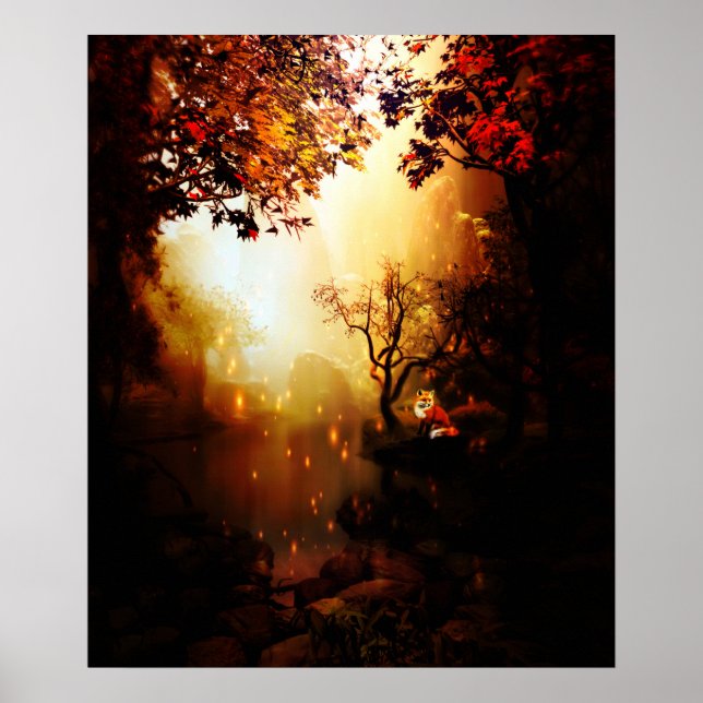 Affiche forêt de fox (Devant)