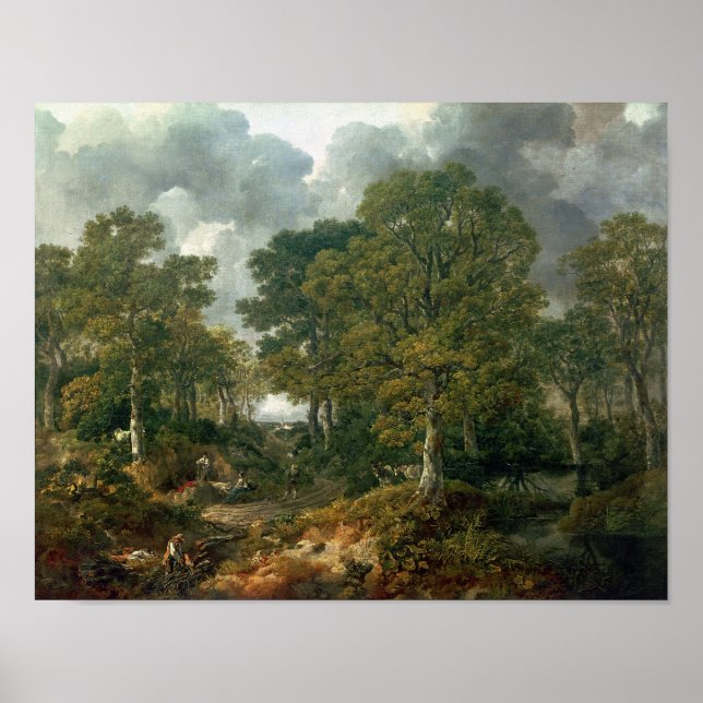 Affiche Forêt de Gainsborough, c.1748 (Devant)
