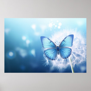 Affiche Forêt de Papillon Nature Serene Tranquille