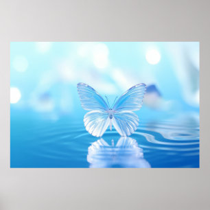 Affiche Forêt de Papillon Nature Serene Tranquille