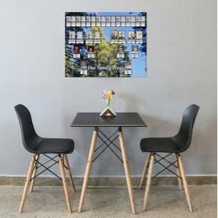 Affiche Forêt de pins Photo 2 arbres de la famille