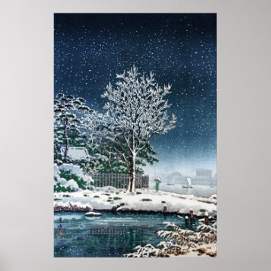 Affiche Forêt de Sumidagawa Suijin par Tsuchiya Koitsu