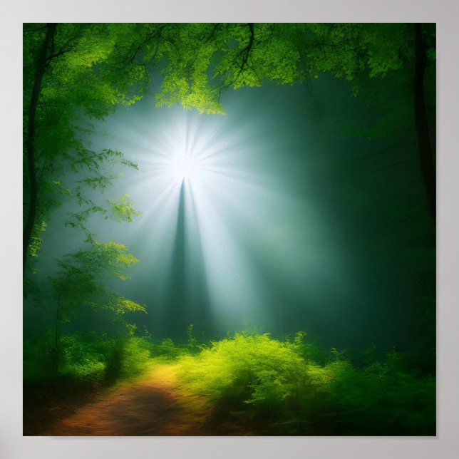 Affiche Forêt de Sunrise (Devant)