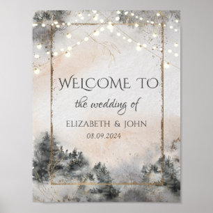 Affiche Forêt forestière