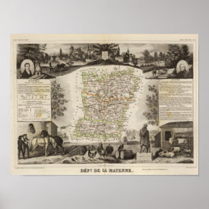 Affiche Forêt, frontières de secteur