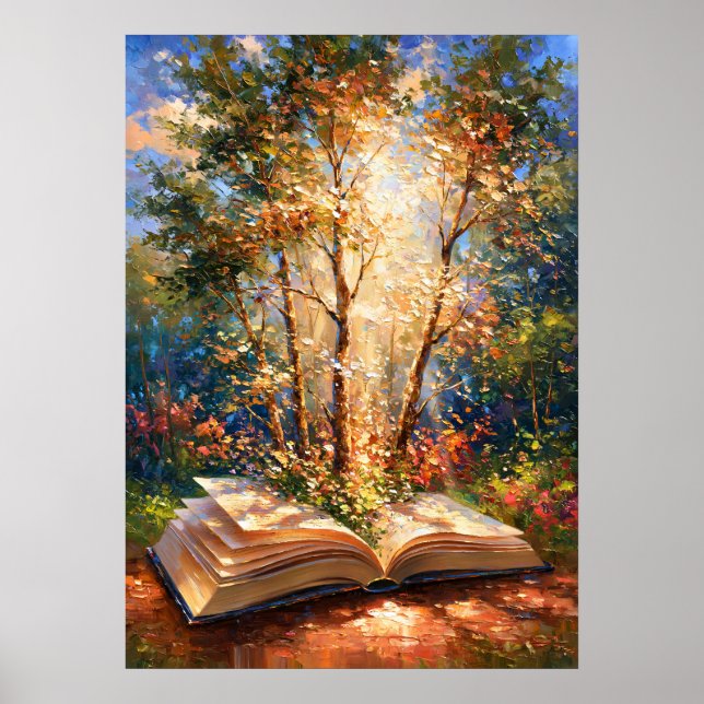 Affiche Forêt Impressionniste Issu des Pages de l'Amant de (Devant)