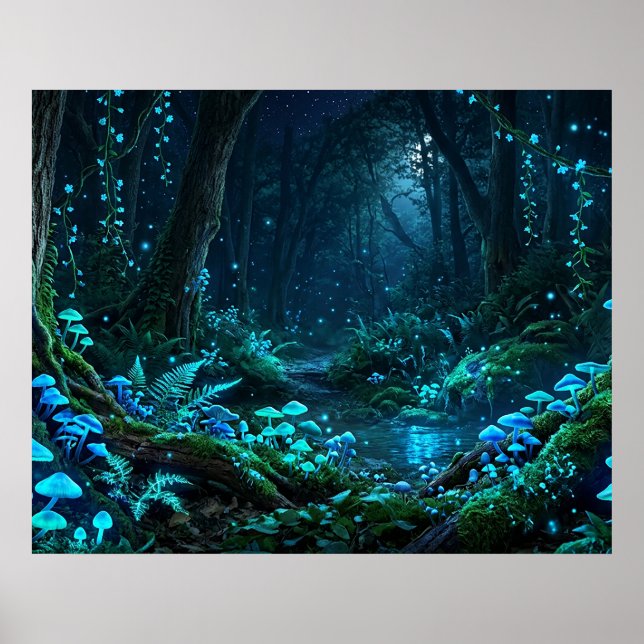 Affiche Forêt Magique (Devant)