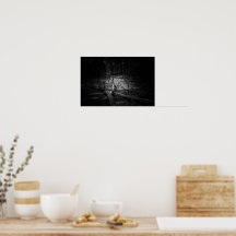 Forêt mystique nocturne – Paysage naturel sombre