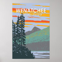 Forêt nationale d'Okanogan Wenatchee Washington
