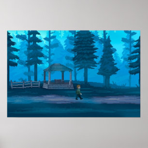 Affiche Forêt Silent Hill 2