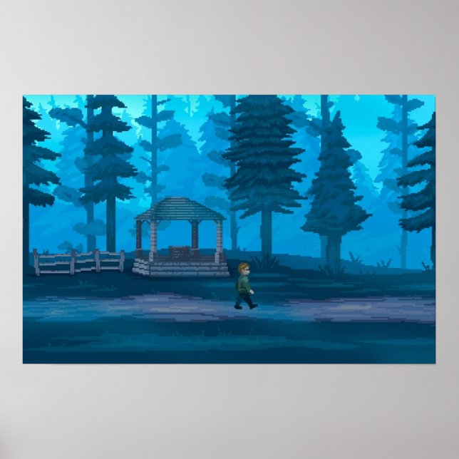 Affiche Forêt Silent Hill 2 (Devant)