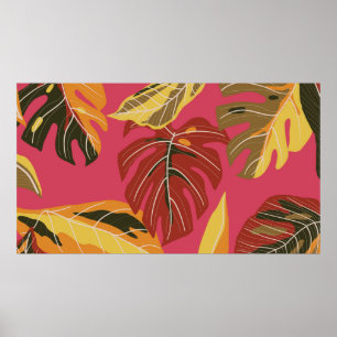 Affiche Forêt tropicale. Application d'illustration de la