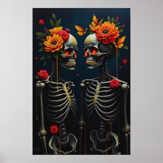 Affiche Forever in Bloom : Amateurs de squelette avec âme  (Devant)