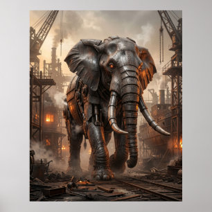 Affiche Forge Iron Elephant