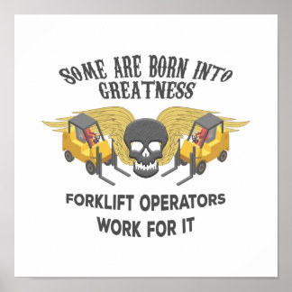 Affiche Forklift