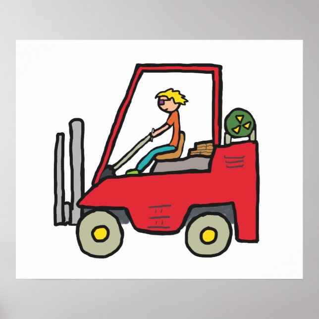 Affiche Forklift (Devant)