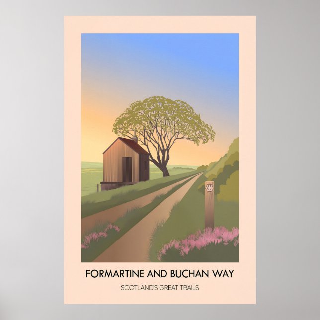 Affiche Formartine and Buchan Way Les Grandes Traversées d (Devant)
