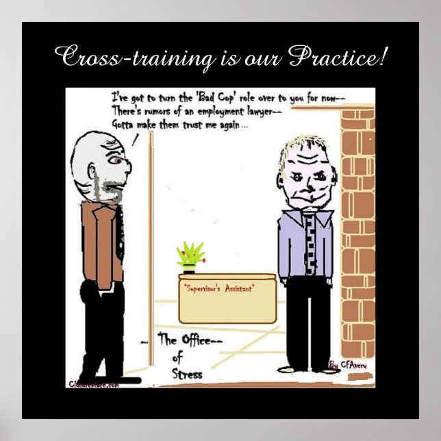 Affiche Formation croisée sur le travail! (Devant)