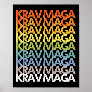 Affiche Formation d'autodéfense Krav Mega Arts martiaux Fi