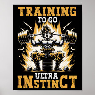 Affiche Formation Pour Aller Ultra Instinct Gym Poids Bo