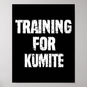 Affiche Formation Pour Kumite Karate Humour Sarcastique