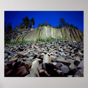 Affiche Formations basaltiques du Postpile de Devils