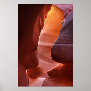 Affiche Formations de fentes du canyon Antelope