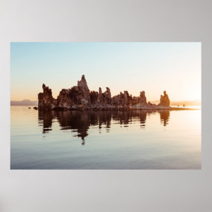 AFFICHE FORMATIONS DE TUFA AU LAC MONO.