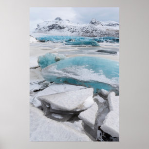 Affiche Formations Glaciaires En Hiver