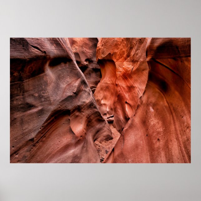 Affiche formations rocheuses Brown (Devant)