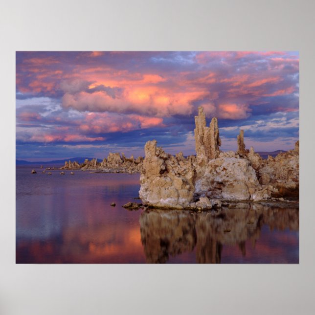 Affiche Formations Tufa sur le lac Mono (Devant)