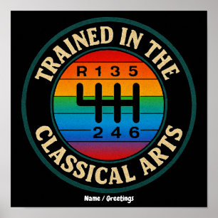 Affiche Formé au Manuel de Transmission des Arts Classique