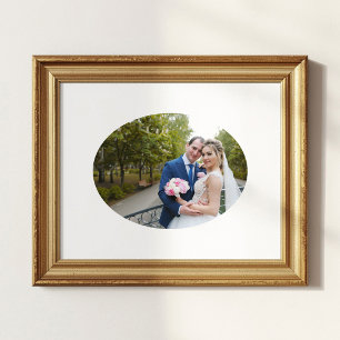 Affiche Forme de mariage ovale horizontale Photo