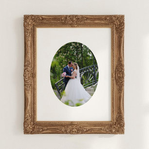 Affiche Forme de ovale vertical Photo de mariage